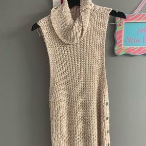Free People sleeveless sweater dress